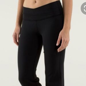 Lululemon Astro Black Yoga Pants Sz 8